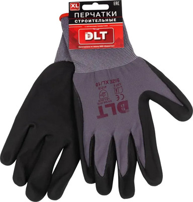 Перчатки защитные DLT С латексным покрытием / 3759 (XL)
