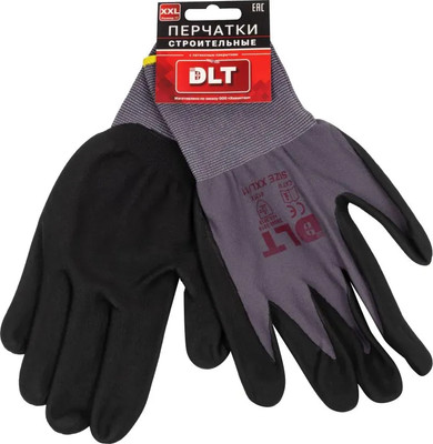 Перчатки защитные DLT С латексным покрытием / 3760 (XXL)