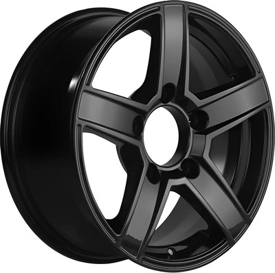 Литой диск Khomen KHW1614 Niva 4x4 16x6.5" 5x139.7мм DIA 98.5мм ET 35мм Black