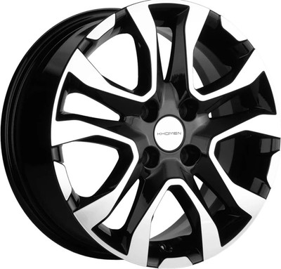 Литой диск Khomen KHW1503 Granta 15x6" 4x98мм DIA 58.5мм ET 36мм Black FP