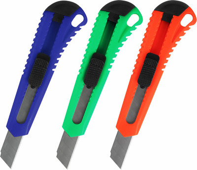 Набор ножей канцелярских Brauberg Classic / 238772 (3шт)