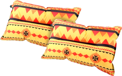 Подушка туристическая Mio Tesoro TBD0371514901B (2шт, оранжевые полосы)