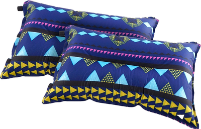 Подушка туристическая Mio Tesoro TBD0371514901A (2шт, темно-синие полосы)