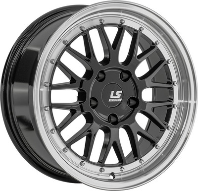 Литой диск LS wheels FlowForming RC102 17x8" 5x120мм DIA 72.6мм ET 20мм BKL