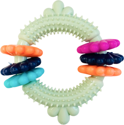 Игрушка для собак HaisenPet Кольцо с цветами / HP-DT7-4693