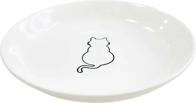 Миска для животных HaisenPet Кошка / SN0011-6383 (белый)