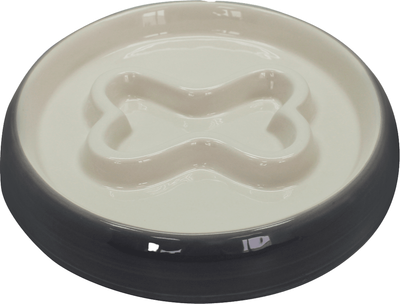 Миска для животных №1 Косточка / МКР2884 (серый)