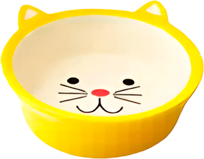 Миска для животных №1 МКР4014-2 (желтый)