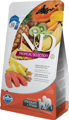 Сухой корм для собак Farmina N&D Tropical Selection Dog Salmon Adult Medium&Maxi (10кг)