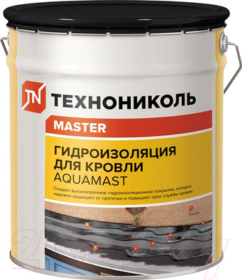Гидроизоляционная мастика Технониколь AquaMast битумно-резиновая (3кг)