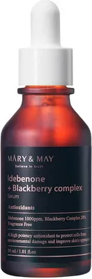 Сыворотка для лица Mary & May Idebenone + Blackberry Complex (80мл)