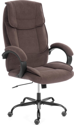 Кресло офисное Tetchair Oreon metalBL велюр (коричневый, 6)