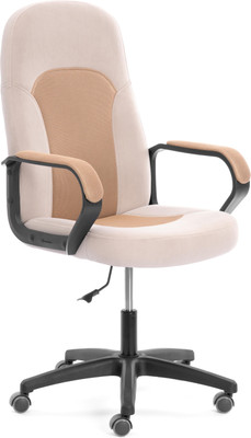 Кресло офисное Tetchair Parma (22) велюр/ткань (бежевый/бронза, 7/TW-21)