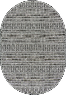 Циновка Merinos Kair S157-OVAL-DARK-GRAY (1.2х1.7)