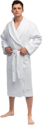 Халат Lilia Мужской махровый 17С-0014 (р-р 50/182, белый)