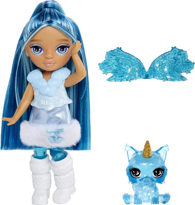 Кукла с аксессуарами Rainbow High Фэнтези Литтлс Сапфир / 68379 (голубой)