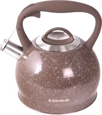 Чайник со свистком Attribute Granite chocolate / AKG003-CH