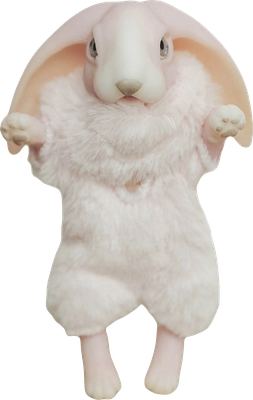 Фигурка коллекционная Magic Manufactory History Зайчонок (розовый)