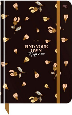 Ежедневник BG Flowery. Black А5 / DuА5_64362  (136л)