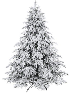 Ель искусственная National Tree Company Рождественская Премиум заснеженная 250см / РД/ПР/ЗСН-250