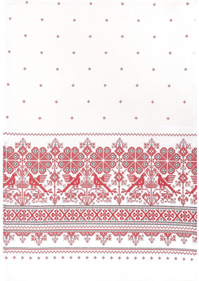 Полотенце АртПостель Вышивка русская кухонное из рогожки 50x70