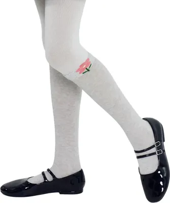 Колготки детские Mark Formelle 712K-2797 (р.104-110, белый/светло-серый меланж)