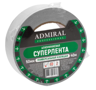 Лента алюминиевая Admiral Premium 50ммx40м 40мкм