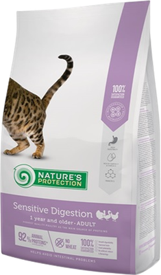 Сухой корм для кошек Nature's Protection Sensitive Digestion Poultry / NPS45767 (2кг)