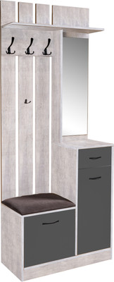 Секция в прихожую Мебель-Класс Дейтон (бетон/антрацит)