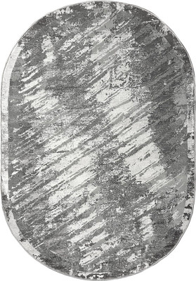 Коврик Sahan Alvita 8328A-S-D-GREY-GREY-OVAL K25 (0.8х1.5)