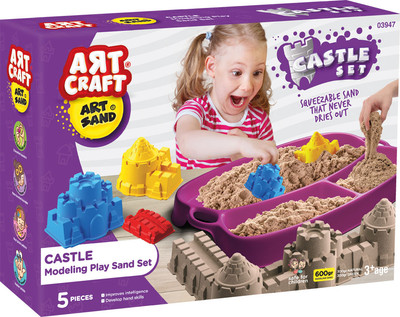 Набор для лепки Art Sand Строим крепость / 03947 (600г)