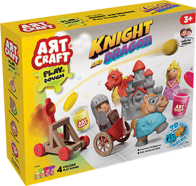 Набор для лепки Aяt Craft Рыцари и драконы / 03848