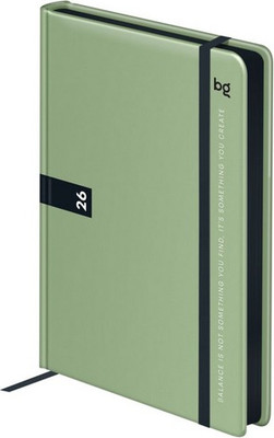 Ежедневник BG Monochrome. Matcha А6 / DdА6_09625 