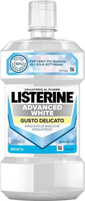 Ополаскиватель для полости рта Listerine Advanced White Delicate Taste (500мл)