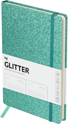 Ежедневник BG  Glitter. Teal А5 / DuA5_61220 (136л)