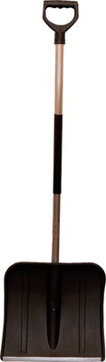 Лопата для уборки снега Вира с изогнутым алюминиевым черенком