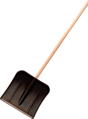 Лопата для уборки снега Вира с березовым черенком 1 сорт