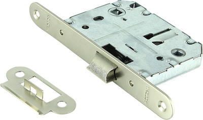 Защелка врезная с фиксацией Trodos 2070-70WС oval SN (никель)