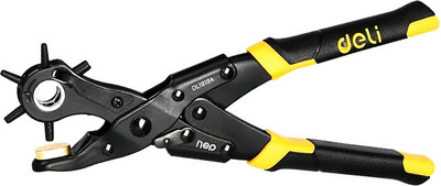 Пробойник Deli EDL1919A (желтый/черный)