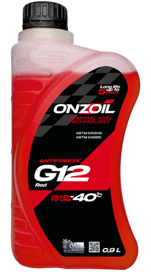 Антифриз Onzoil G12 (0.9л, красный)