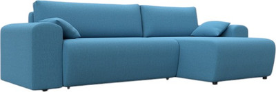 Диван угловой Лига Диванов Лига-099 универсальный (амур 10 голубой)