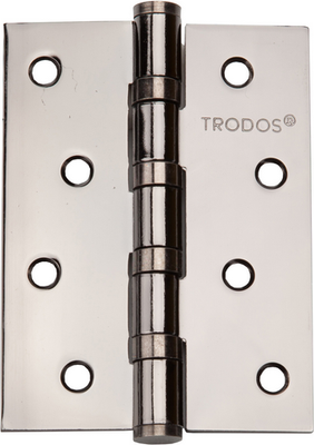 Петля дверная Trodos 100x75x2.5 4ВВ BN (черный никель, флоупак)