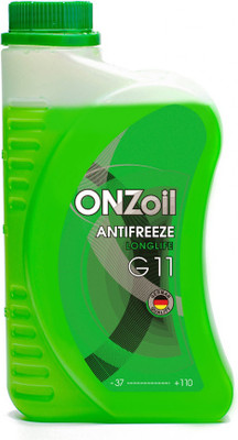 Антифриз Onzoil G11 (0.9л, зеленый)