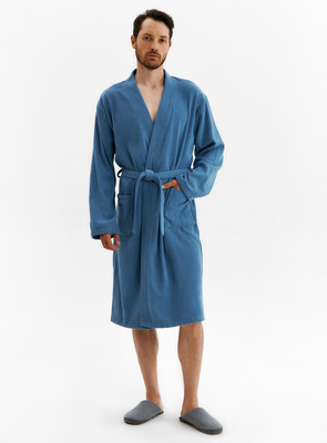 Халат Экономь и я 10540007 (р.52-54, морская волна)