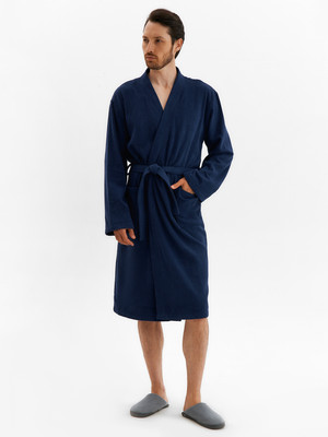 Халат Экономь и я 10539997 (р.56-58, темно-синий)