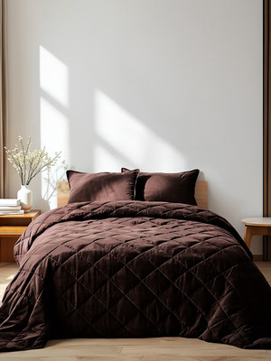 Покрывало Этель 10416639 (коричневый)