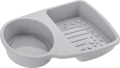 Подставка для моющего средства и губок Phibo 43121241995 (бежевый/светло-серый)