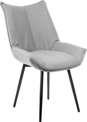 Стул Mio Tesoro Эльба (светло-серый/черный)