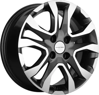 Литой диск Khomen KHW1503 Logan/Sandero 15x6" 4x100мм DIA 60.1мм ET 40мм (Gray FP)