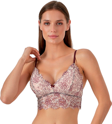 Бюстгальтер Mark Formelle 512409 (р.164/170-88, бордовая абстракция)